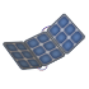 Eco Blue Solar Panel Backpack